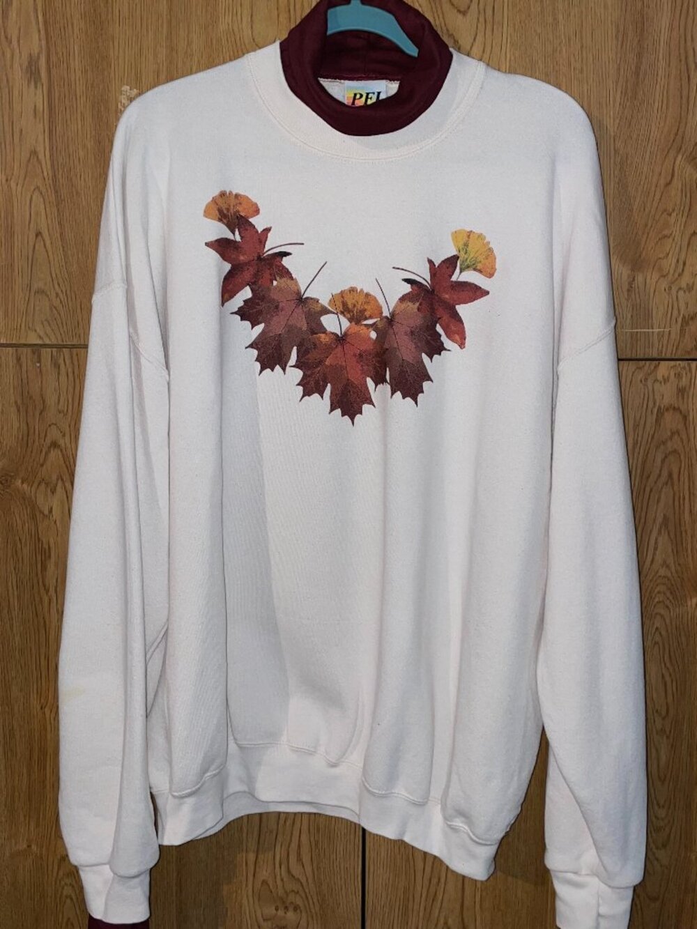 Vintage Fall Leaves Crewneck